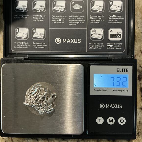 Men’s 8” Mariner Link Bracelet 4.5mm Wide Solid 925 Sterling Silver ITALY 7.32g - Picture 15 of 15